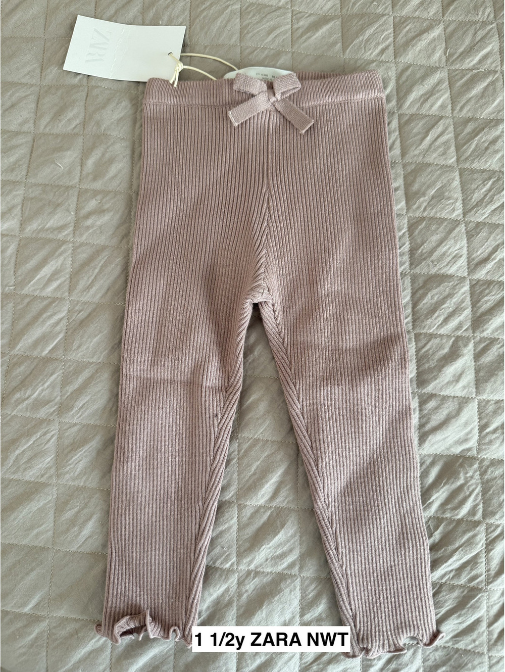 1 1/2y ZARA Girls Leggings NWT